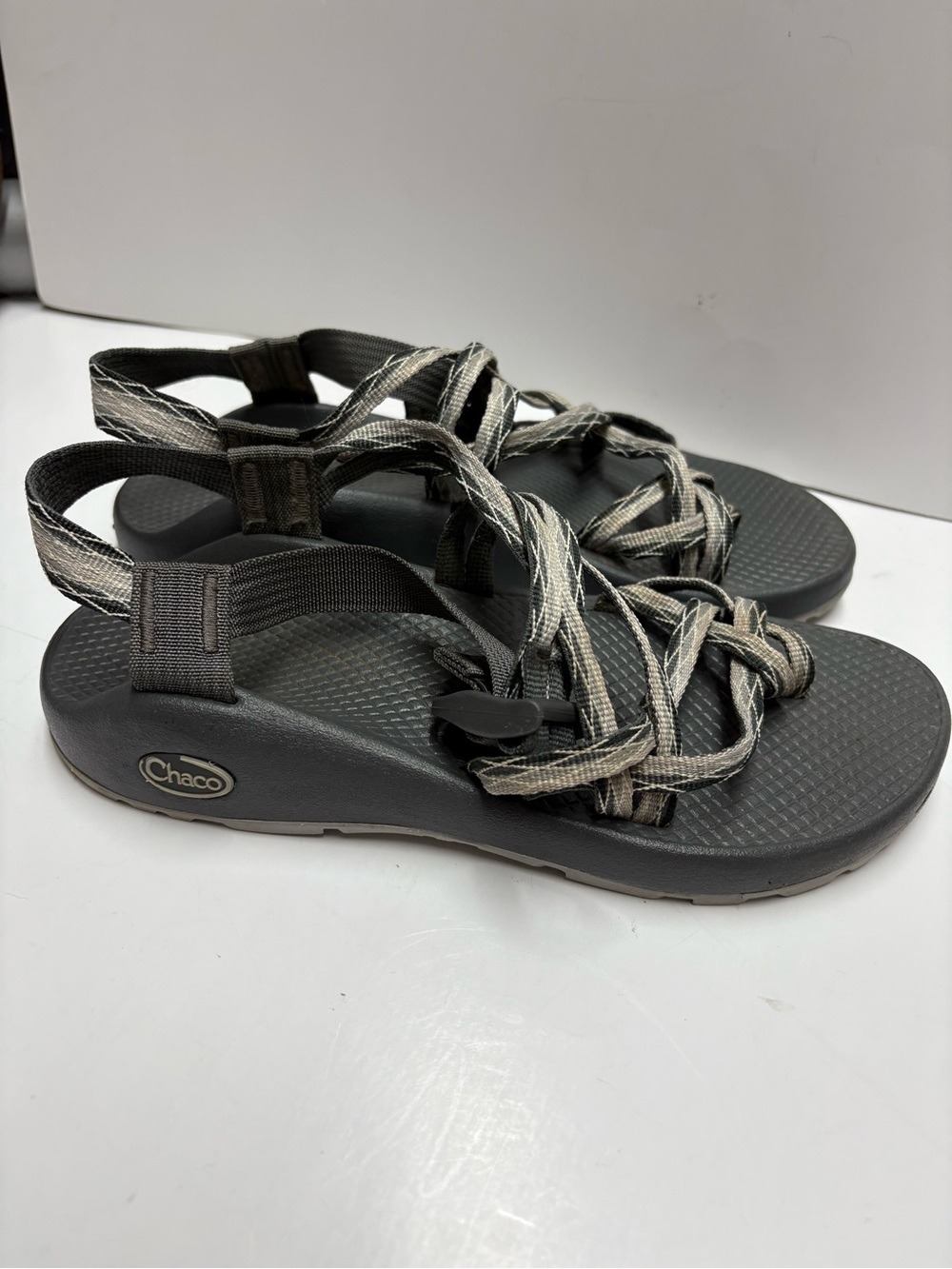 Chaco Sandals Gray & Black Sz 8